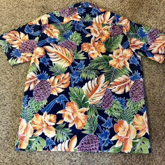 Hilo Hattie Hawaiian Shirt Mens XL Used - Picture 7 of 9